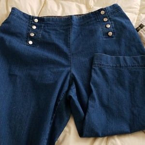 Westport Sailor Denim Capris Size 20w